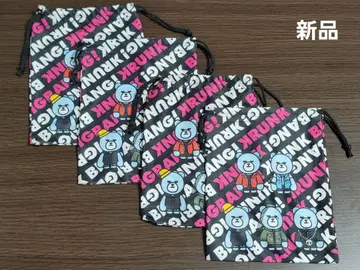 BIGBANG 캐릭터 파우치 4개 세트 새상품