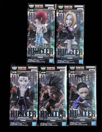 HUNTER x HUNTER 월드 컬렉터블 피규어 환영여단 전 5종류