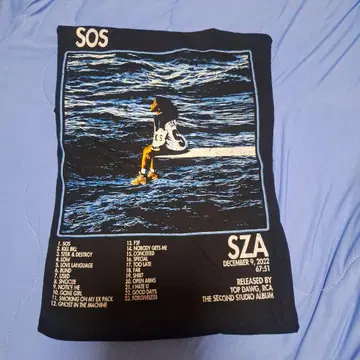 SZA SOS 앨범 셔츠