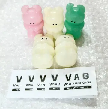 전 5종 UAMOU VAG 시리즈 소프트 비닐 가챠 피규어 우아모우
