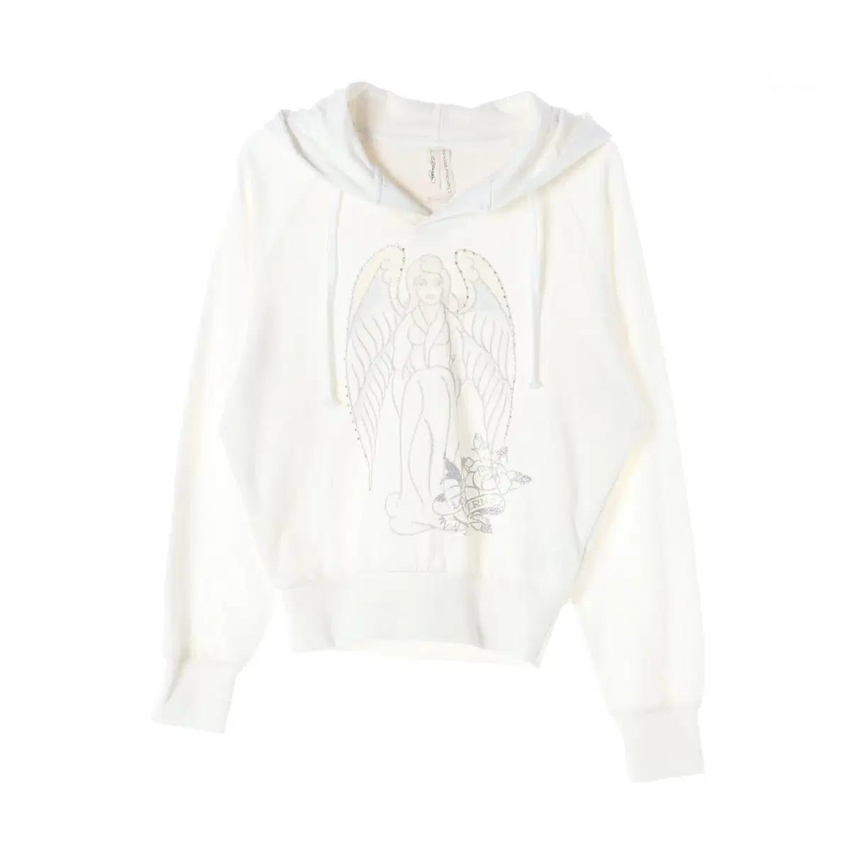 SCULPTOR Ed Hardy Angel Hoodie white Ed Hardy Hoodie - white - Zalando