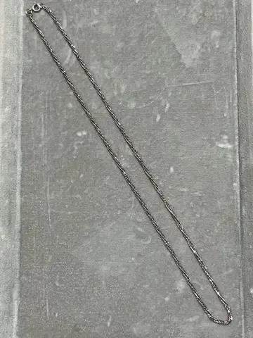 925 실버 로프 체인 목걸이 약 52cm