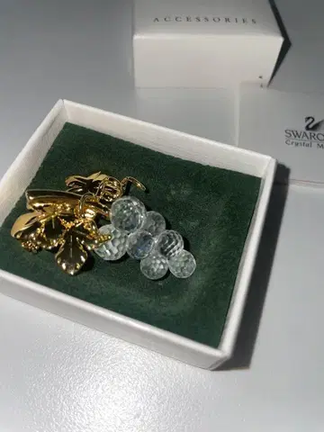 [ 정품 ] SWAROVSKI 브로치/포도
