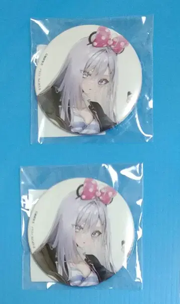 사망유희로 먹고 산다. 제비뽑기당 F상 캔뱃지 리본 2개