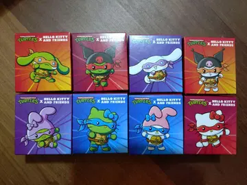 KITTY x TURTLES 8체 세트 태국 맥도날드 1