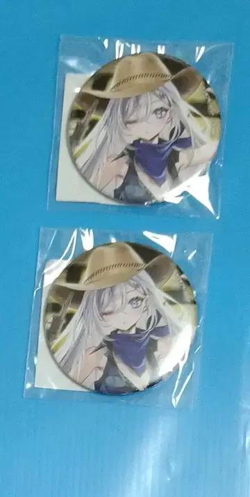 사망유희로 밥을 먹는다. 제비뽑기당 F상 캔뱃지 카우걸 2개