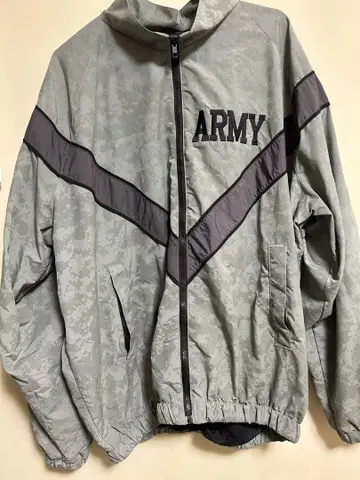 카모 패턴 나일론 자켓 ARMY 자수
