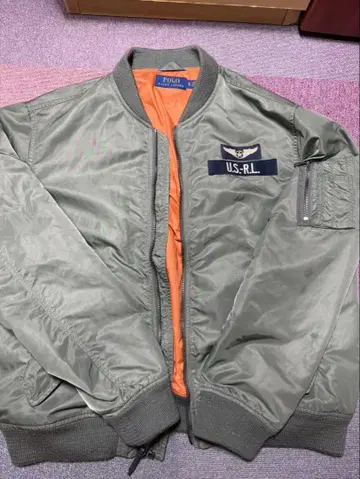 MA-1 플라이트 자켓 U.S.R.L. 올리브 그린