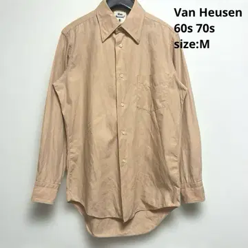 60s 70s Van Heusen 반 휴젠 슬림핏 긴팔 M
