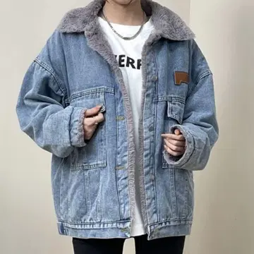 데님 자켓 코트