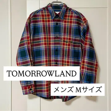 새상품급 TOMORROWLAND 체크 셔츠