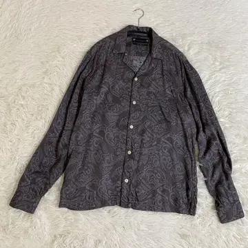 ALLSAINTS 올세인츠 오픈 카라 셔츠 긴팔 S 남성용