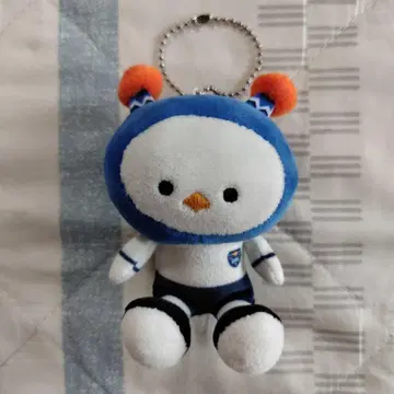 요코하마 FC 후리마루 봉제 인형 마스코트 (볼 체인 포함) 화이트