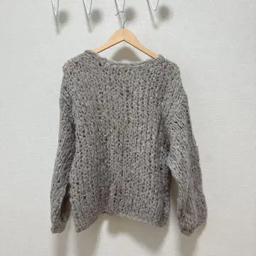 HAND KNIT 점보 탐 풀오버