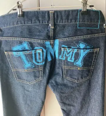 TOMMY(타미힐피거) 백 페인트 데님