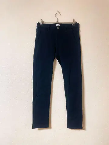 BROWNY STANDARD 네이비 슬림핏 치노 팬츠