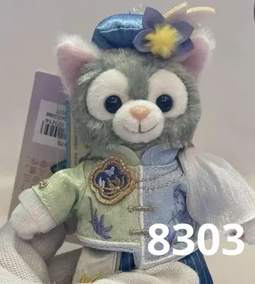 상하이 디즈니 가을 꽃 사이의 꿈 젤라토니 봉제 인형 키체인