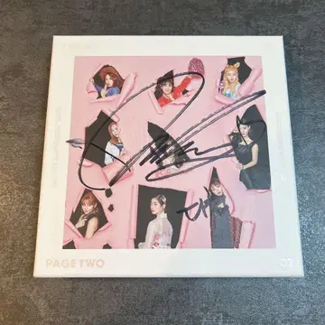 TWICE PAGETWO 앨범 다현 사인 포함
