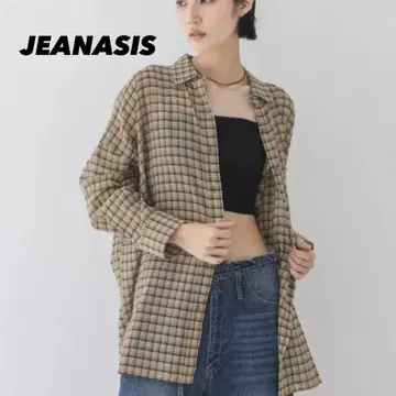 JEANASIS 체크 시어 셔츠