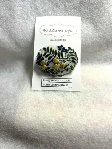 mutsumi ufu 보타니컬 브로치