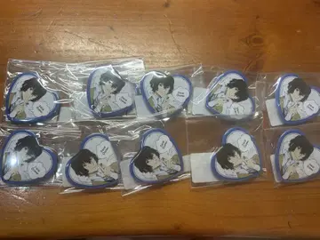 다자이 오사무 하트형 캔뱃지 캔뱃지 10점
