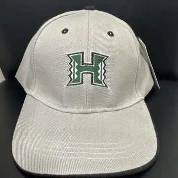 [ 미사용 새상품 ] Hawaii 하와이대학 H 로고 그레이 야구 모자