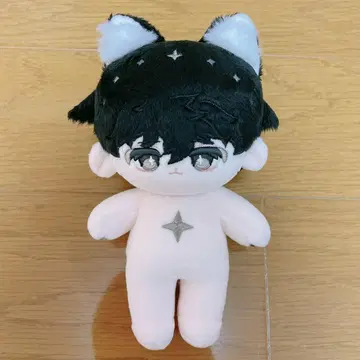 무속성 봉제 인형 15cm+20cm 의류 2점