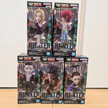 HUNTER x HUNTER 월드 컬렉션 피규어 5체 컴플리트 세트