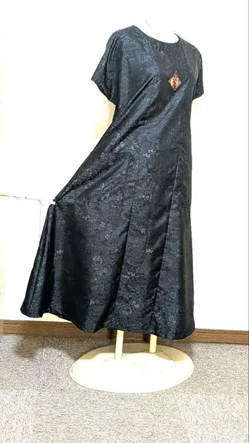 오시마 카스리 기모노 리메이크 롱 원피스 902