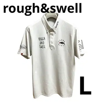 rough&swell 라프 앤 스웰 자수 남성용 피케 셔츠 L