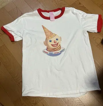 호카 다이너 스파이럴 콜라보 링거 T셔츠 레드