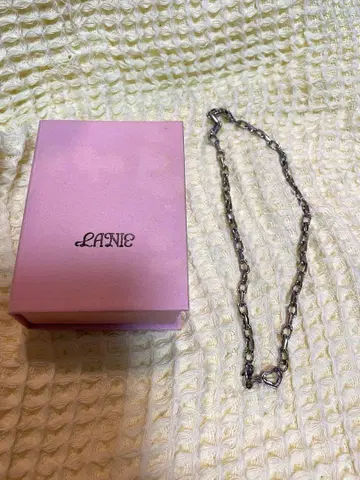 LANIE bone HEART chain necklace