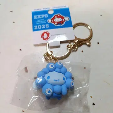 간사이 만박 시나모롤 최애 컬러 입체 키링 산리오 미야쿠미야쿠
