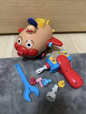 호빵맨 조립 DIY 날아라 코펀치! 나사나사 호빵맨호
