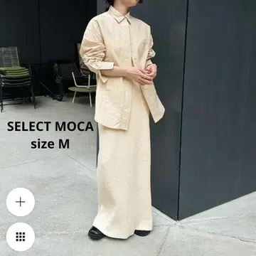 새상품급 셀렉모카 워크 오버 셔츠 라이트 베이지 M