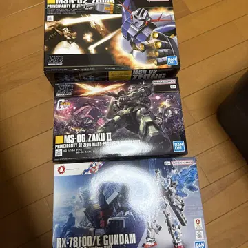 HG 건담 프라모델 3세트