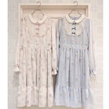 Emily temple cute tea time 원피스 블루