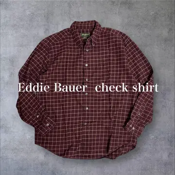 Eddie Bauer 에디 바우어 체크 셔츠 구제 의류 플란넬