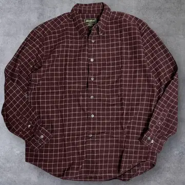 Eddie Bauer 에디 바우어 체크 셔츠 구제 의류 플란넬