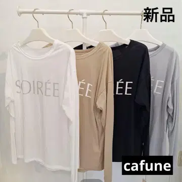 새상품! 카프네 시어 로고 T 롱 티셔츠