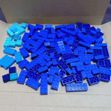 LEGO 정품 기본 블록 묶음 판매 블루 계열 대량 레고 블록 (381
