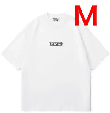everyone j.30000 sketchy 로고 티 M 사이즈