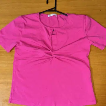 ZARA 핑크 T셔츠 L