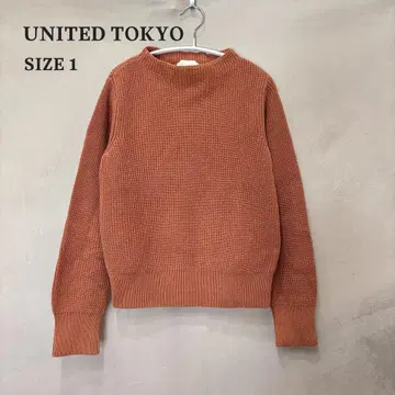 UNITED TOKYO 하찌 하이넥 니트 풀오버