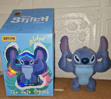 새상품 미개봉 stitch 52TOYS 근육 스티치 피규어