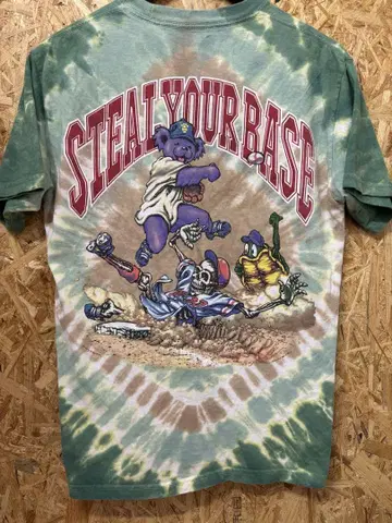 90s 그레이트풀 데드 타이 다이 염색 티셔츠 M