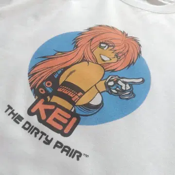 The Dirty Pair 페어 'KEI' 캐릭터 T셔츠