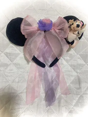 미니 마우스 머리띠 리본 포함