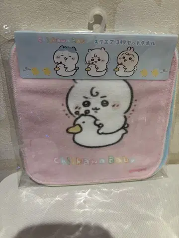치이카와 (먼작귀) Chiikawa Baby 퐁퐁 레이스 거즈 핸드 타월