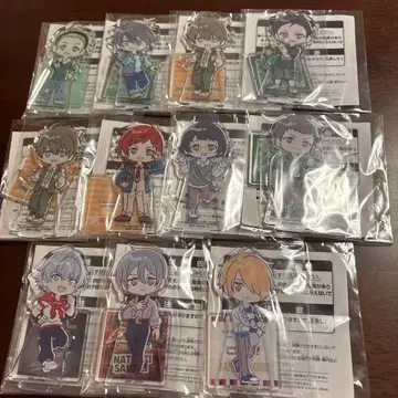 아이돌 마스터 SideM 노스탈팝 아크릴 플레이트 11개 세트